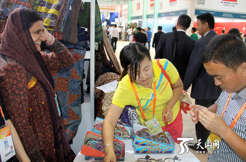第三届中国―亚欧博览会国外商品走俏